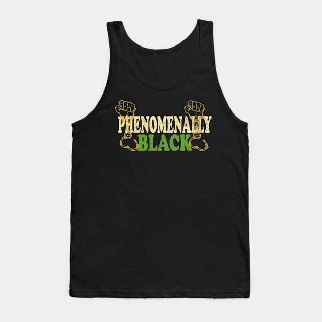 Phenomenally black Tank Top by graficklisensick666